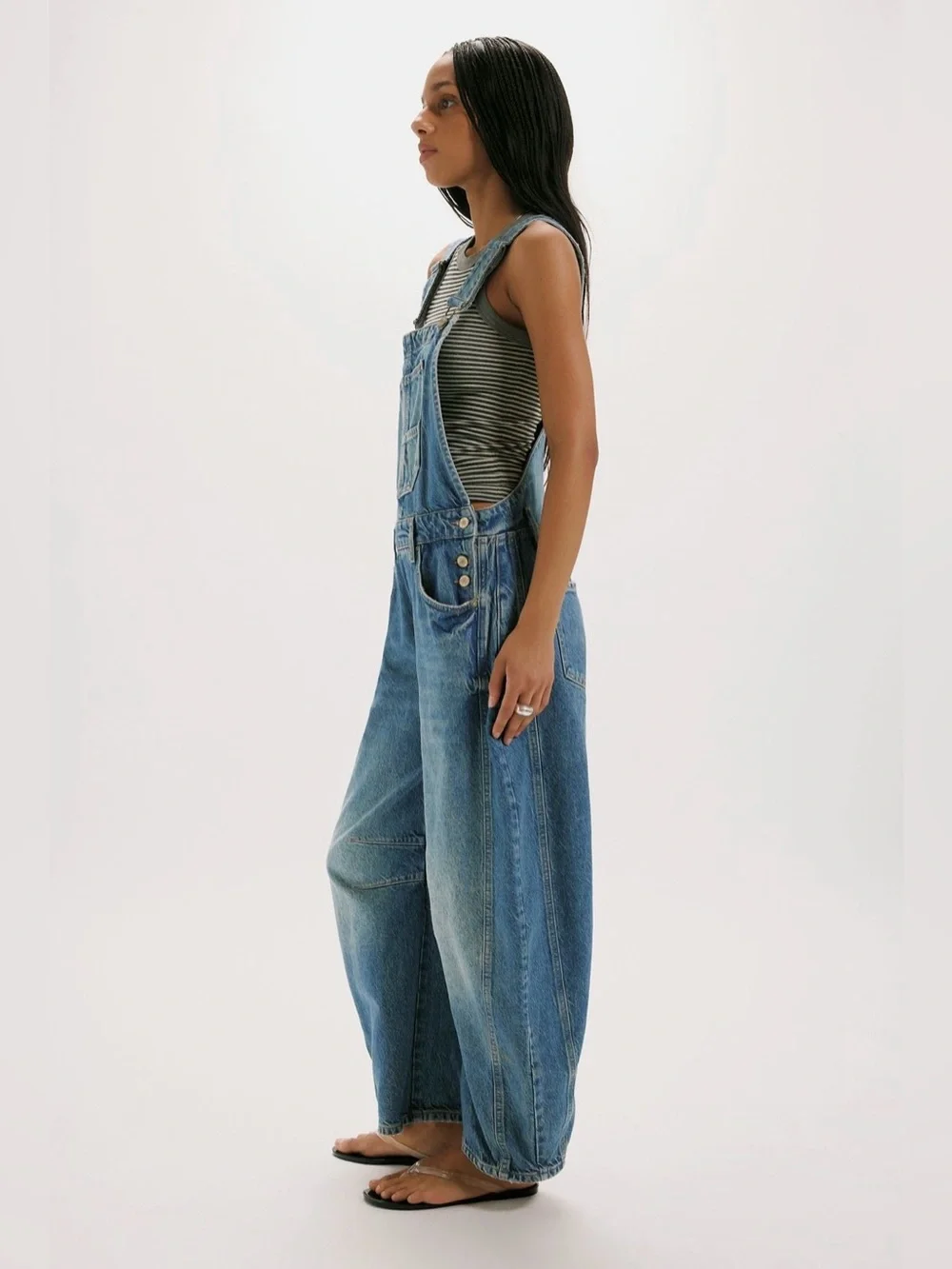 We The Free Good Luck Barrel Overalls - Picture 2 of 8